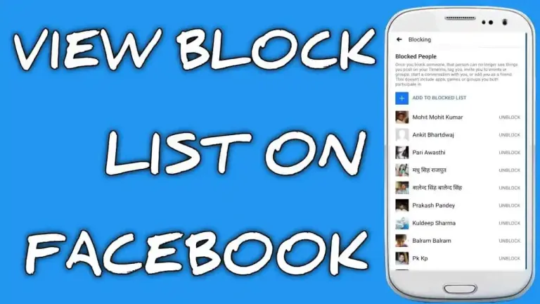 How To View Blocked List On Facebook 2025