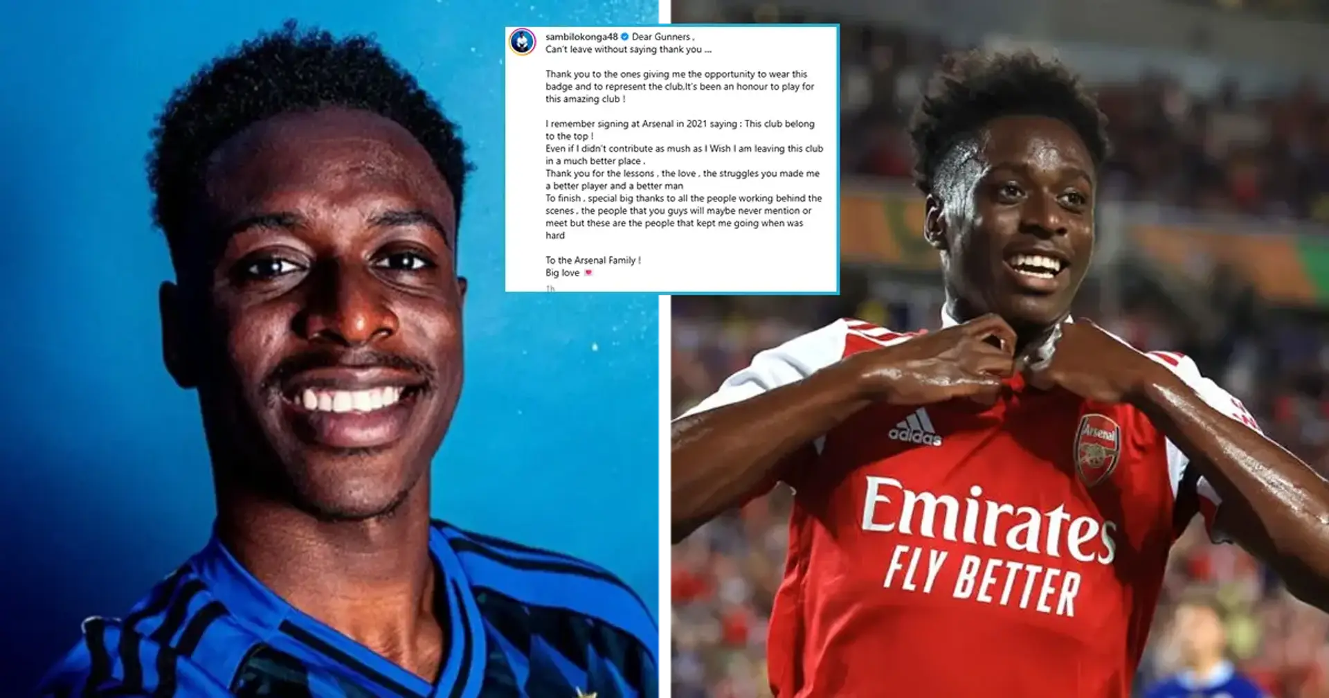 Sambi Lokonga’s Last Words to the Gunners